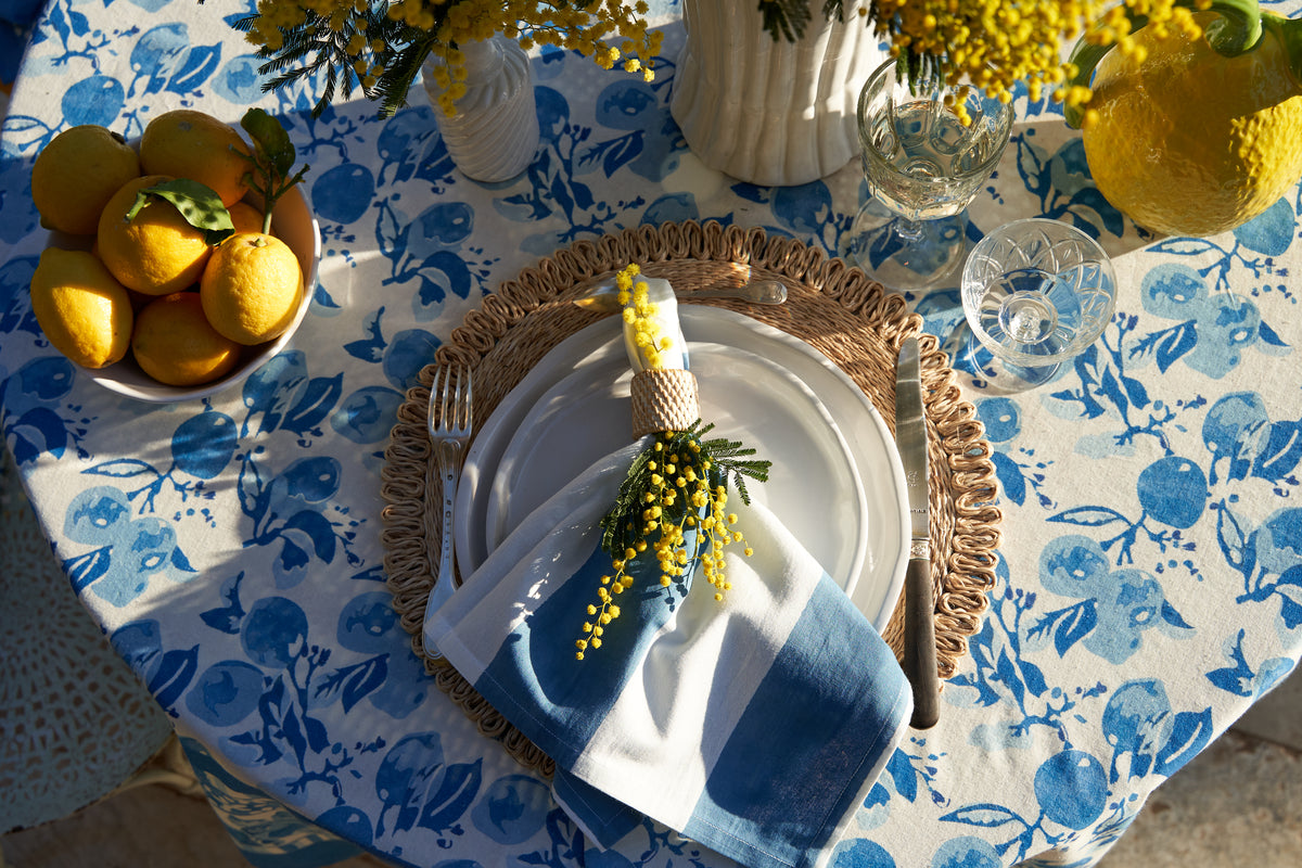 St. Tropez Napkins in Blue, Set of 6