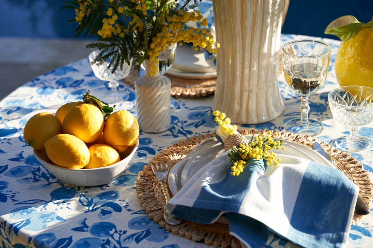St. Tropez Napkins in Blue, Set of 6