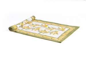 Mimosa Runner Green & Yellow