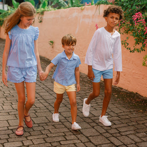 Boys Banana Ultra-Soft Twill Shorts