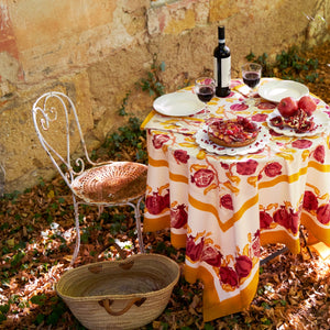 French Tablecloth Pomegranate