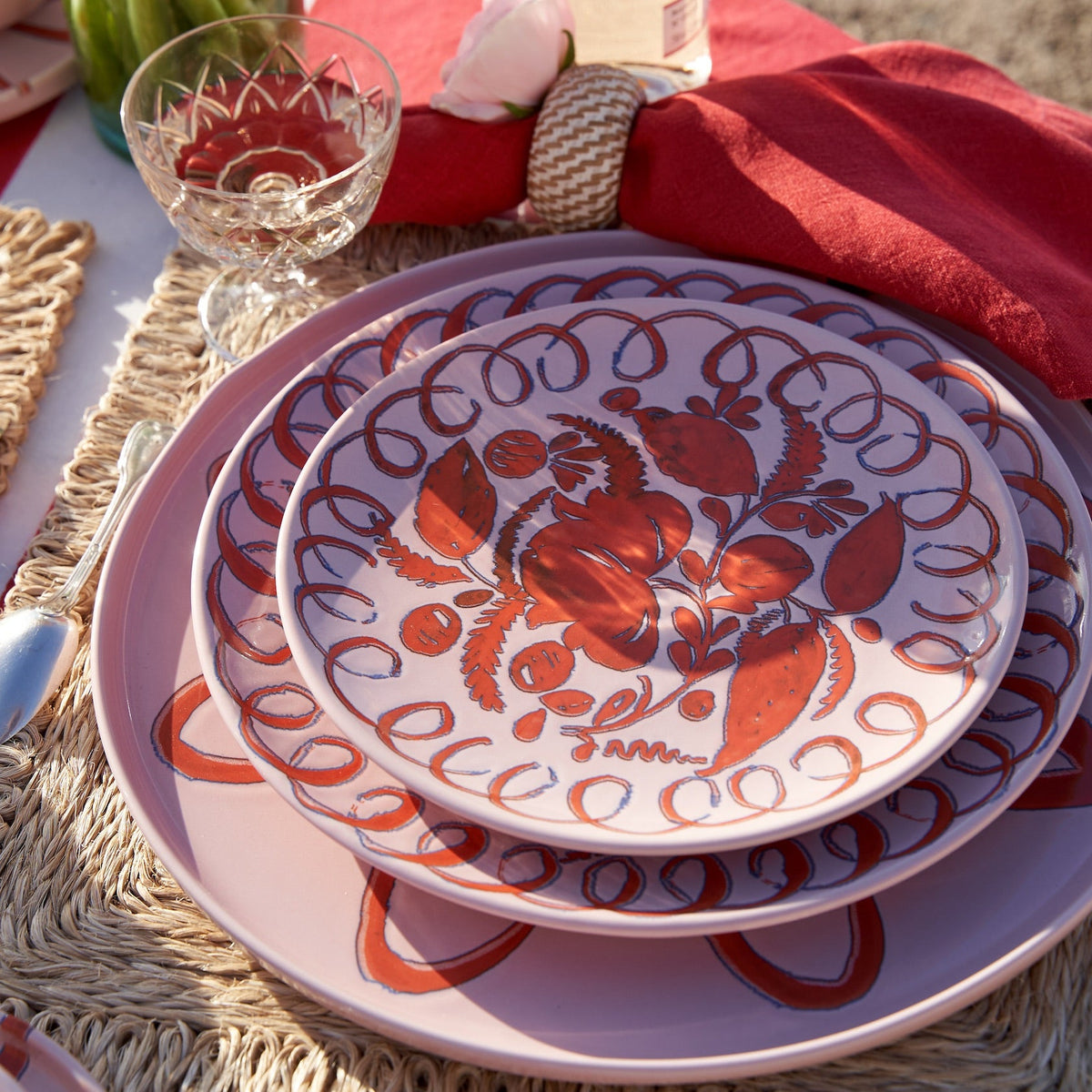 Amalfi Ceramic Service Charger Plate