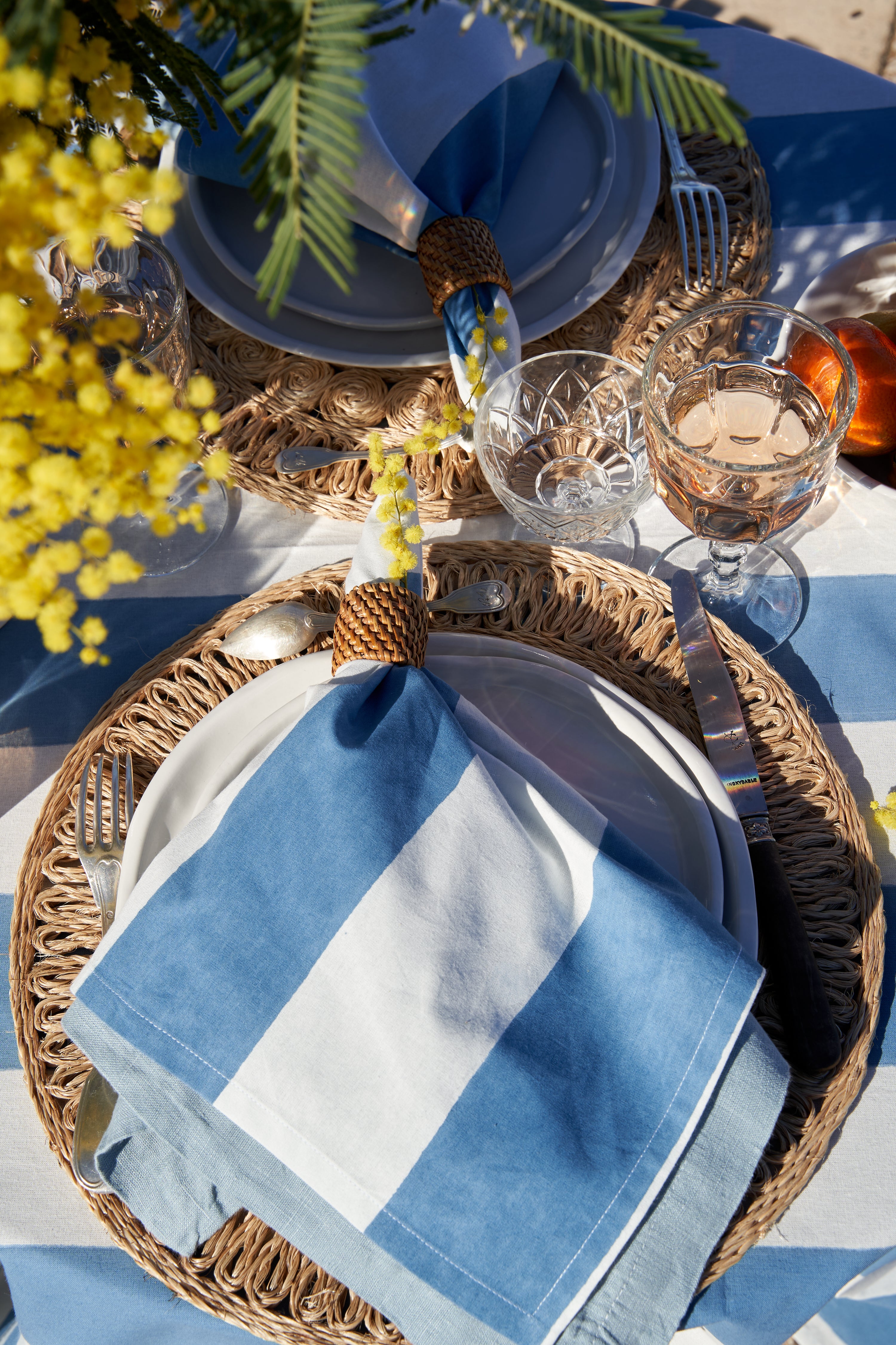 St. Tropez Napkins in Blue, Set of 6