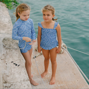 Girls Rosebay Smocked One Piece