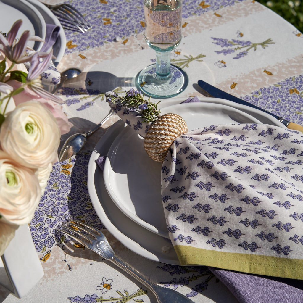 Lavender Bouquet Purple Napkins, Set of 6