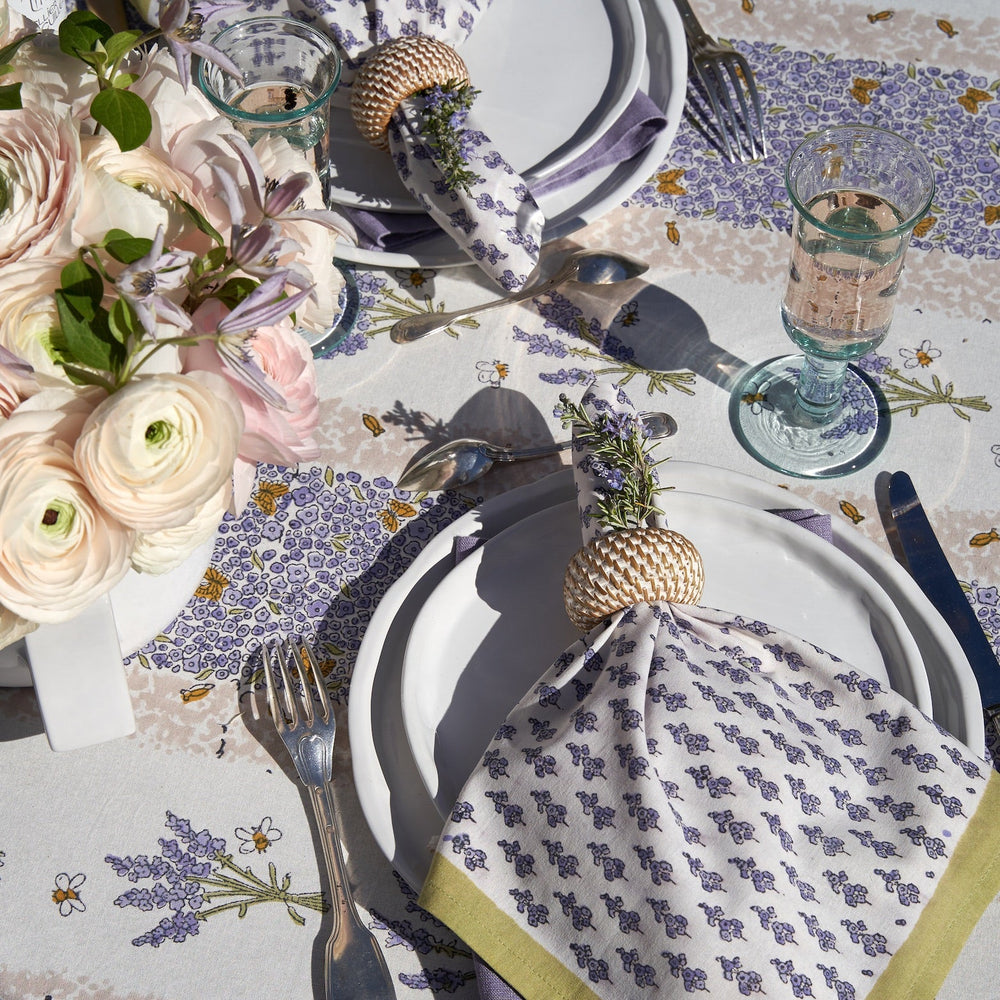 Lavender Bouquet Purple Napkins, Set of 6