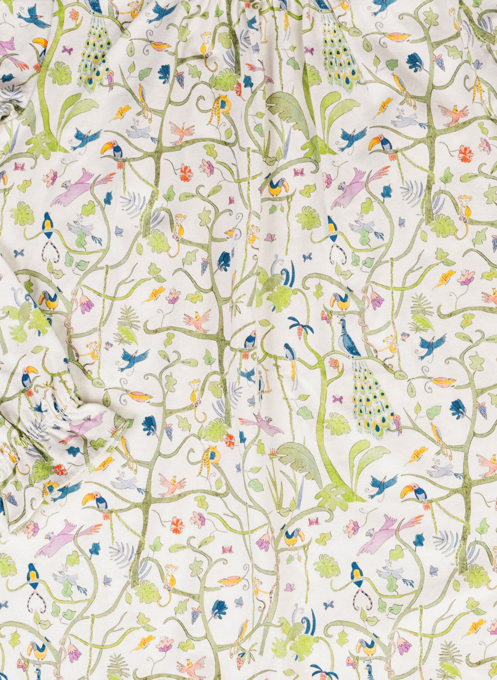 The Sunday Morning Loungewear Dress in Tropical Garden