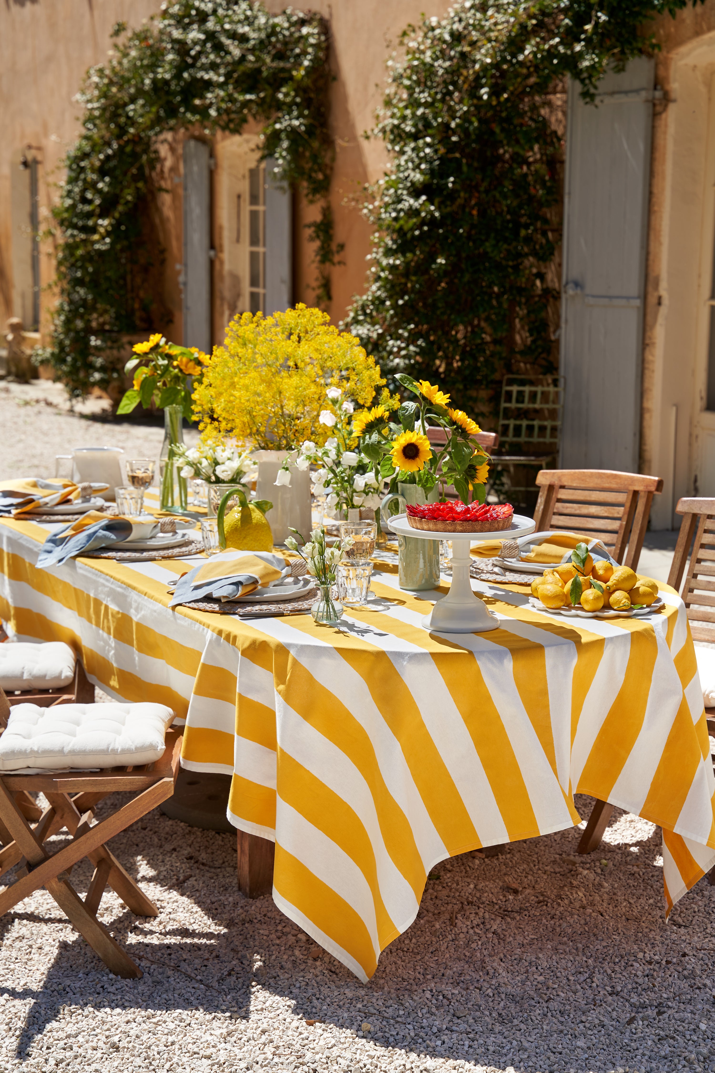 St. Tropez Tablecloth in Yellow