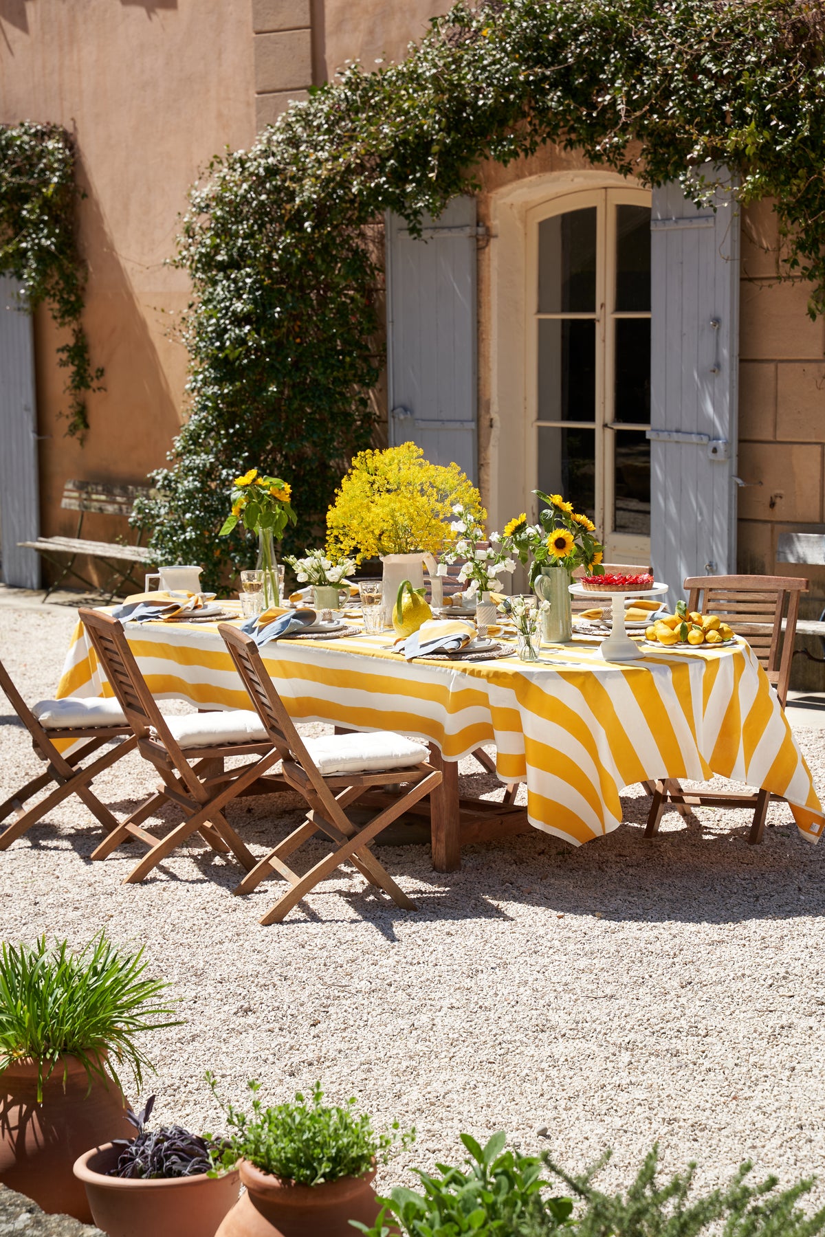 St. Tropez Tablecloth in Yellow