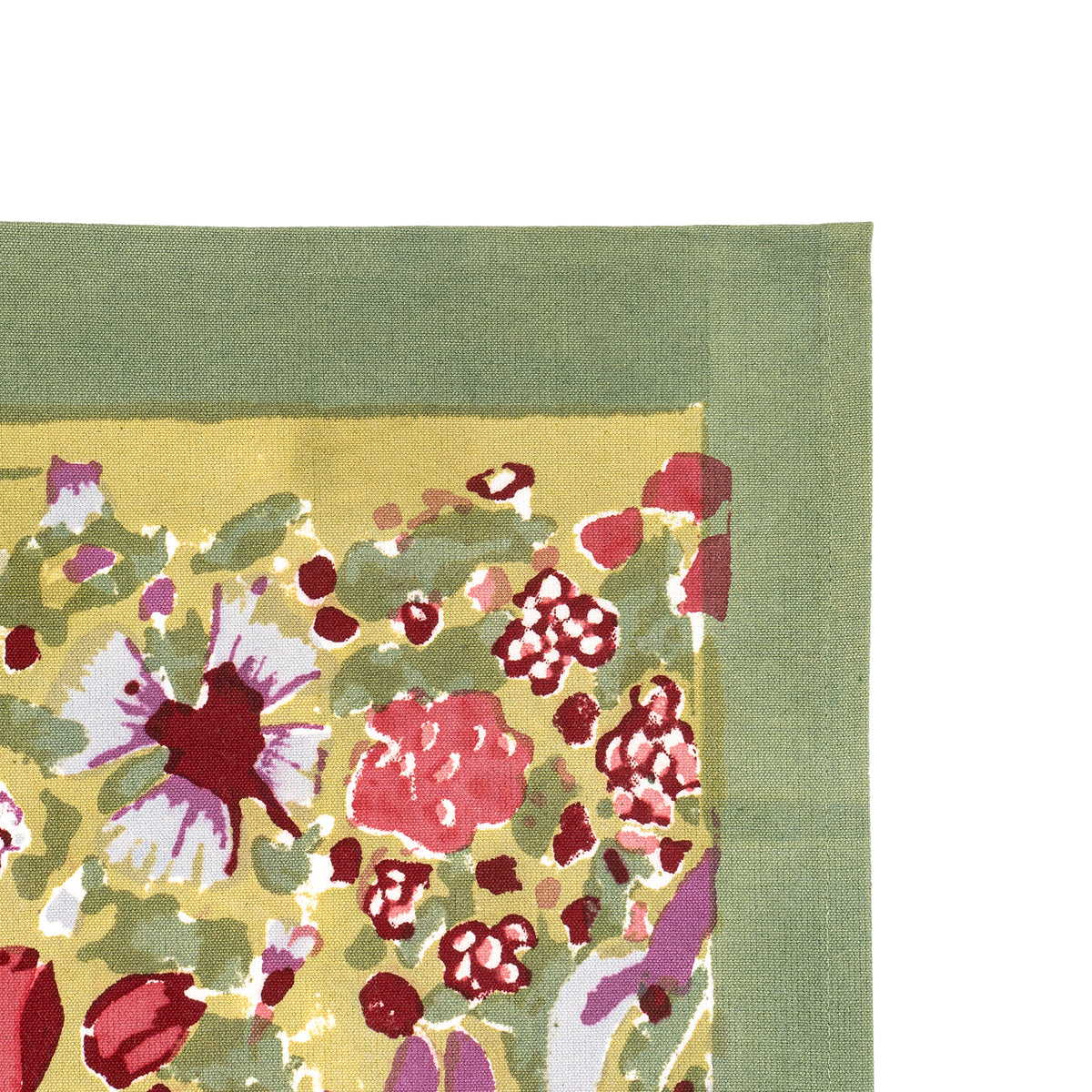 Jardin Mats in Red & Green, Set of 6