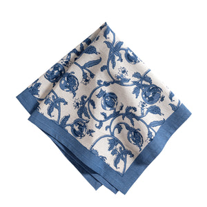 Granada Cornflower Napkins in Blue, Set of 6