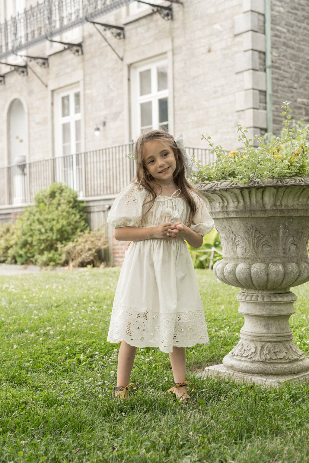 petite white cotton dress Karen Millen Petite Cotton Cutwork Woven Shirt Midi Dress in Ivory