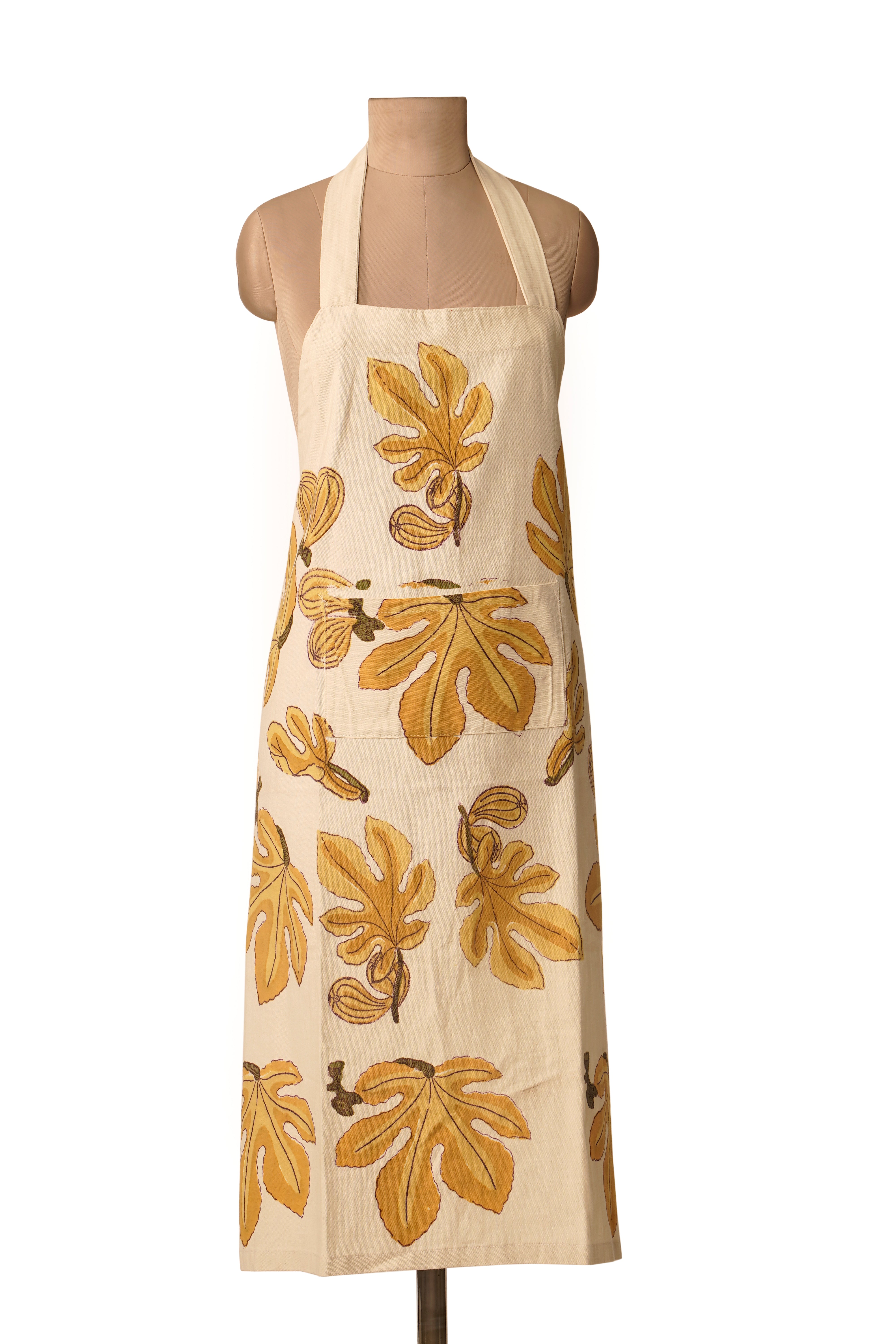 Fig Apron in Citrine