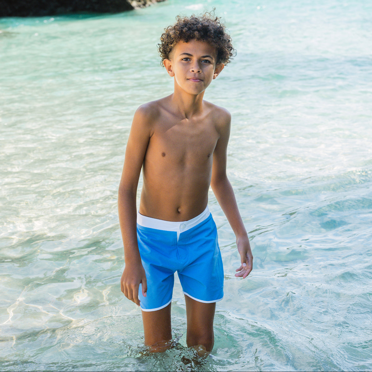 Boys Clearwater Blue Board Short