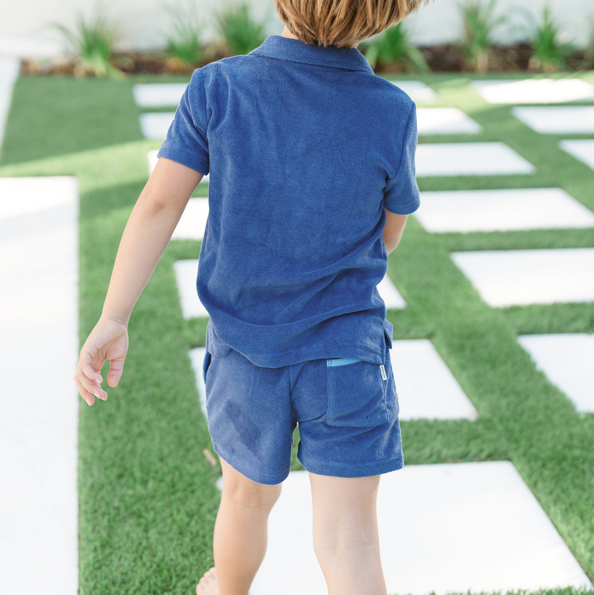 Boy’s Newport Navy French Terry Short