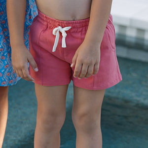Boy’s Poppy Red Ultra-Soft Twill Short