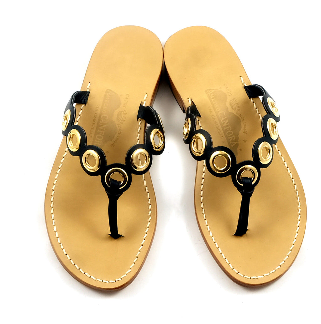 Tara Leather Thong Sandal