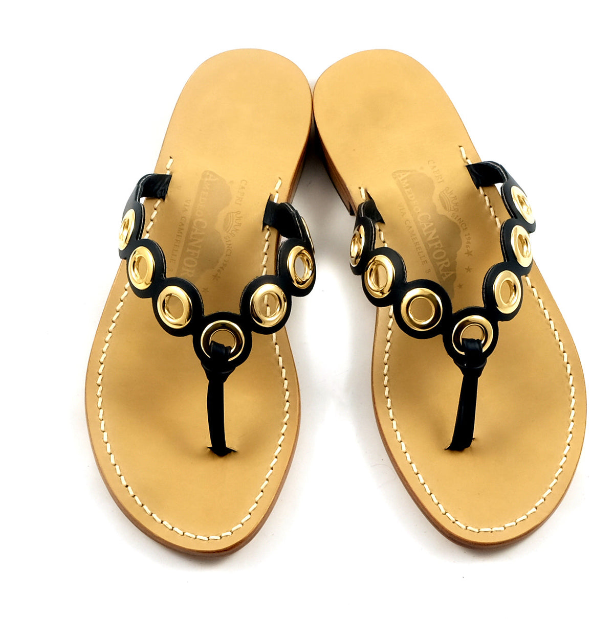 Tara Leather Thong Sandal