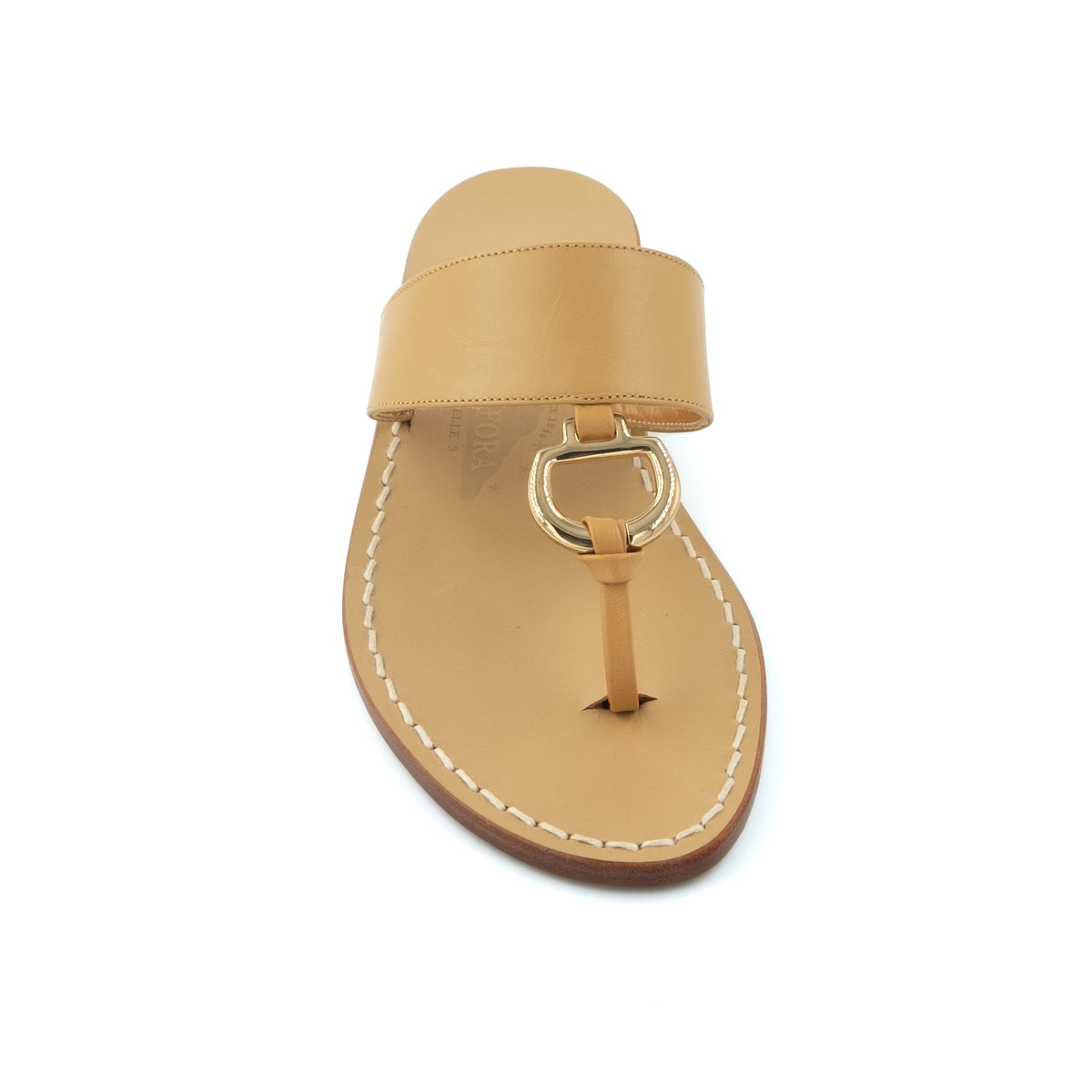 Gisele Leather Thong Sandal