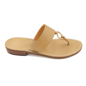 Gisele Leather Thong Sandal