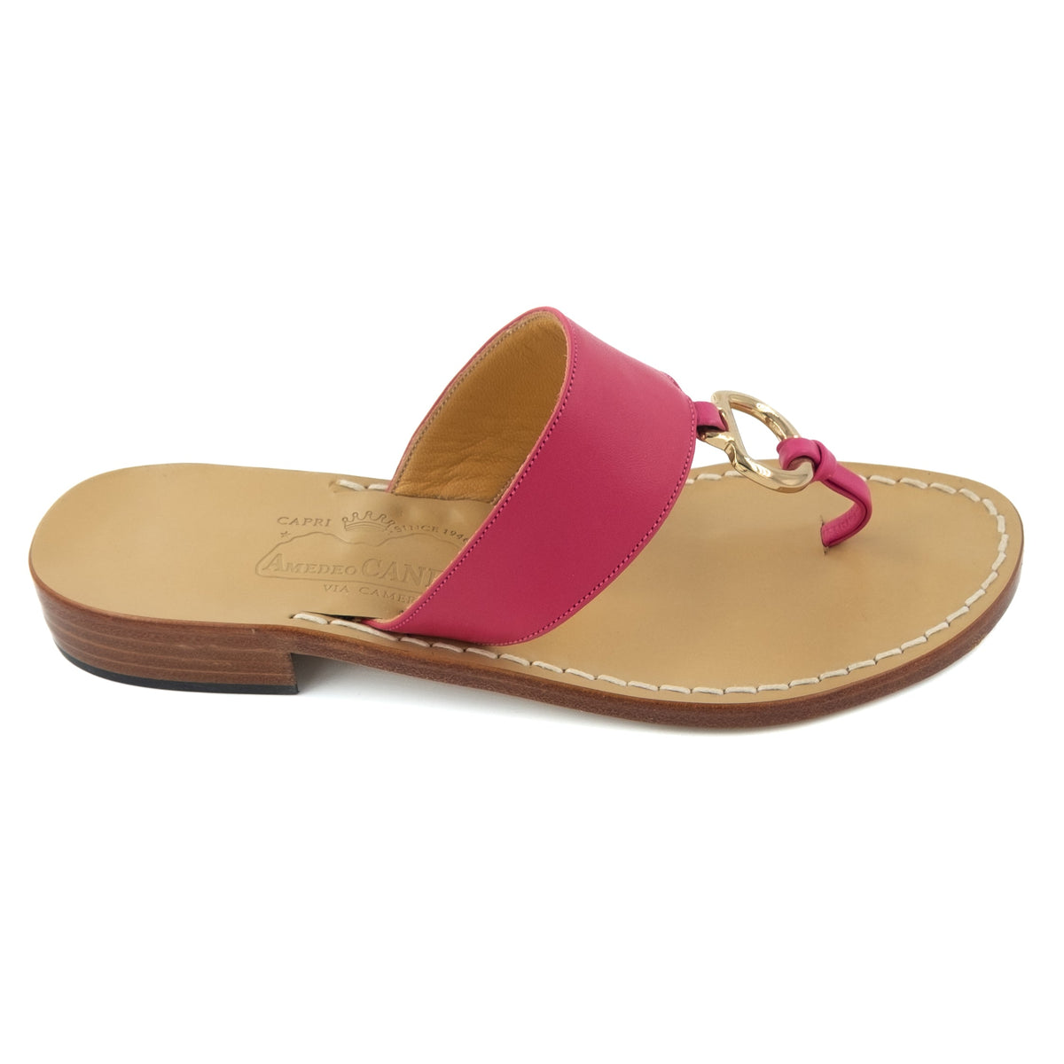 Gisele Leather Thong Sandal