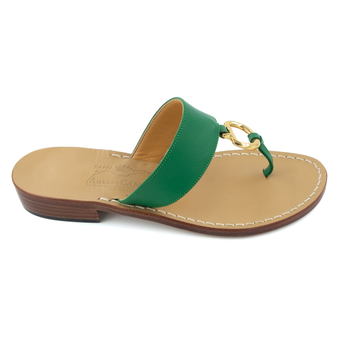 Gisele Leather Thong Sandal