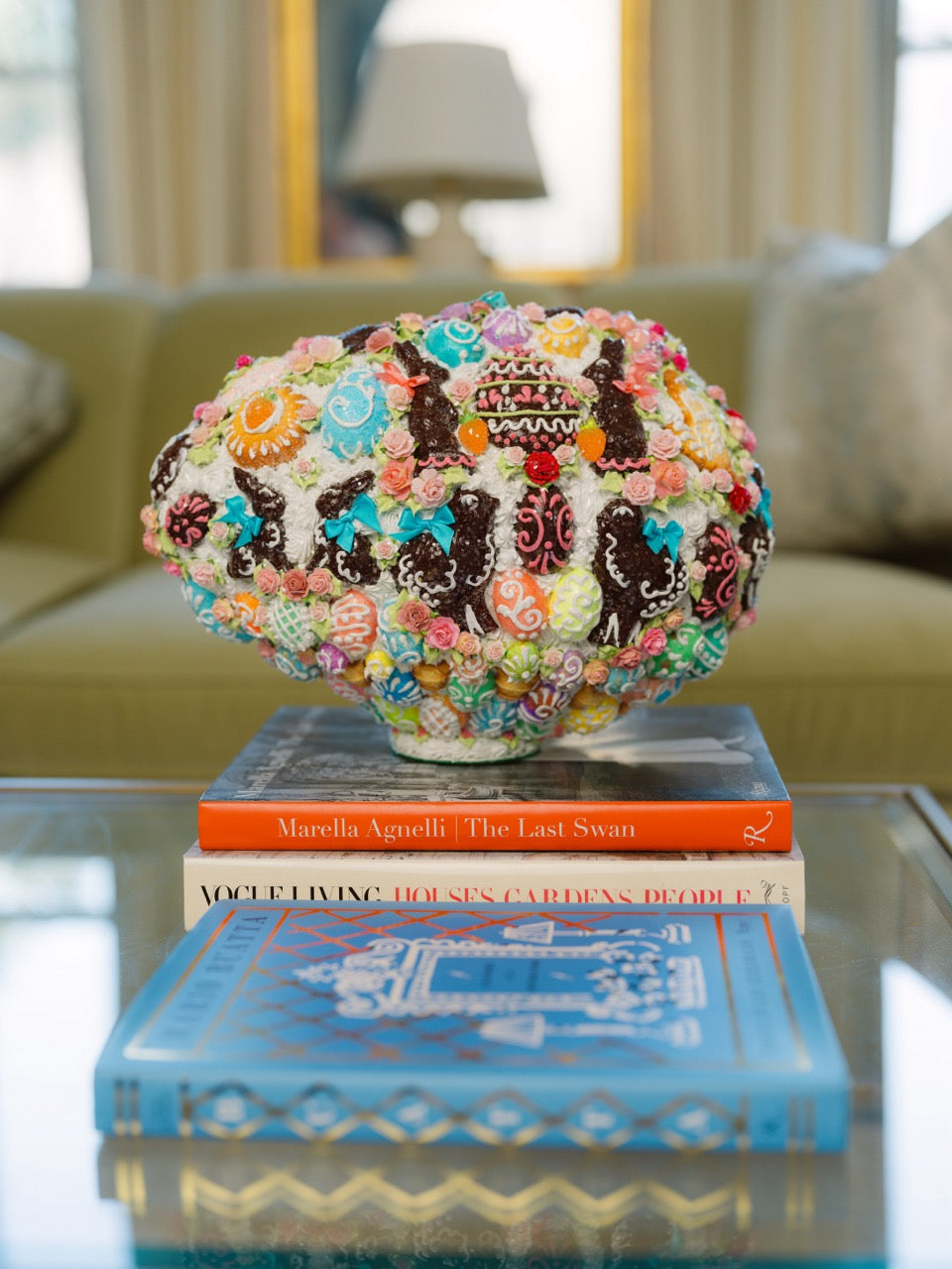 Handmade Laying Easter Egg