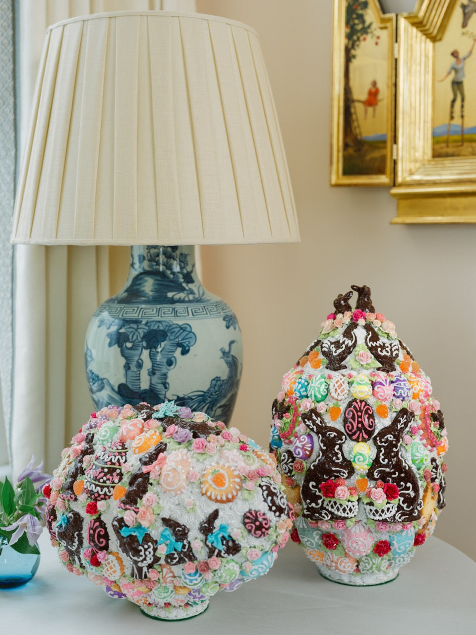 Handmade Standing Easter Egg