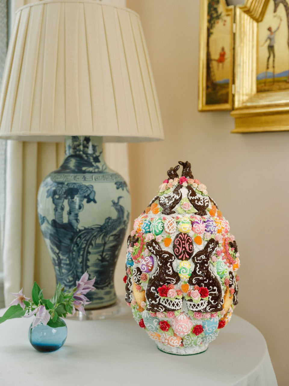 Handmade Standing Easter Egg