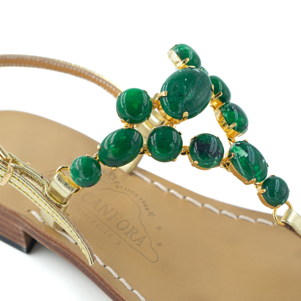 Danielle Leather Thong Sandal