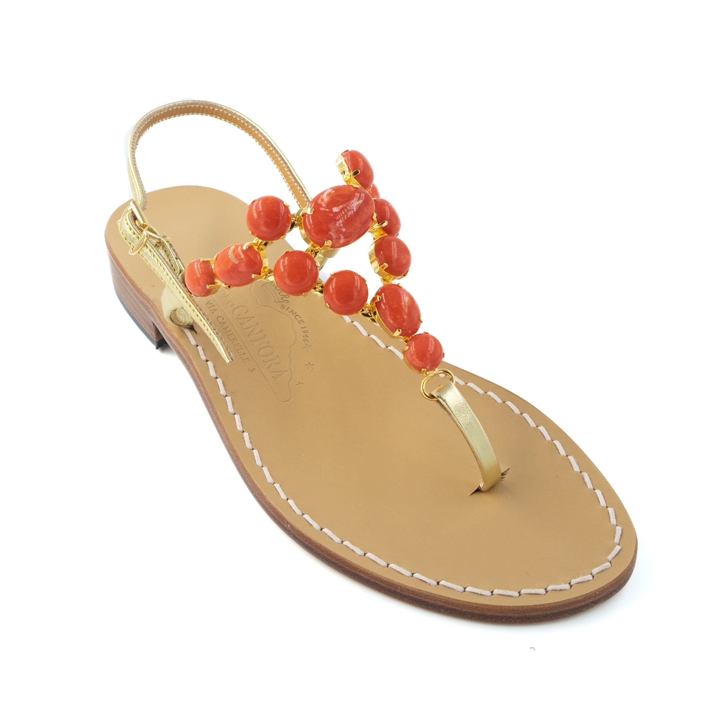 Danielle Leather Thong Sandal
