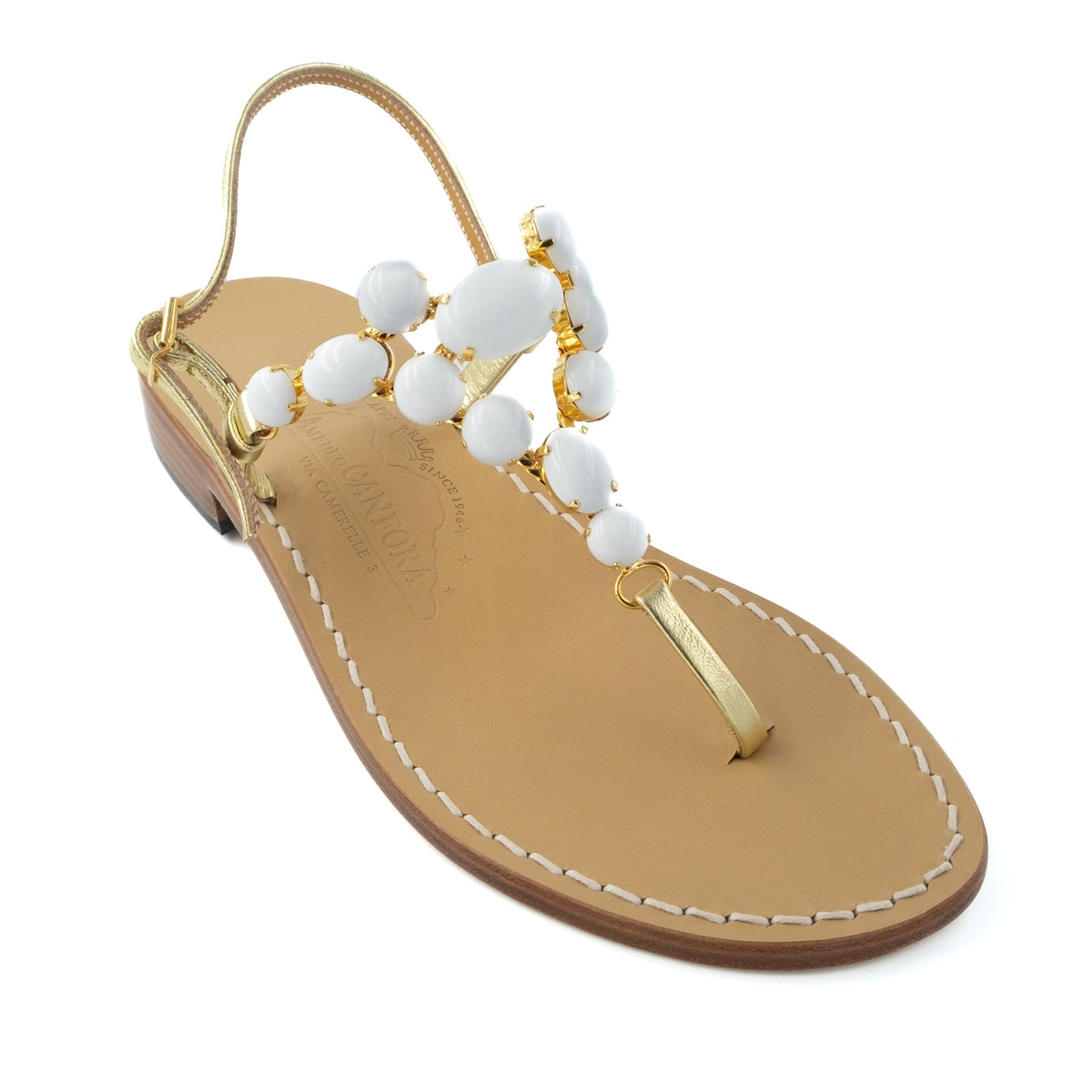 Danielle Leather Thong Sandal