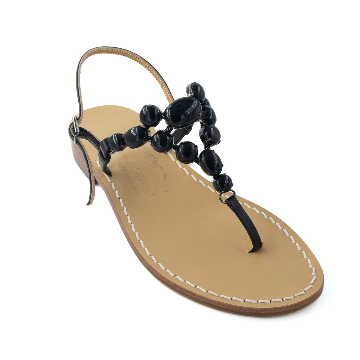 Danielle Leather Thong Sandal