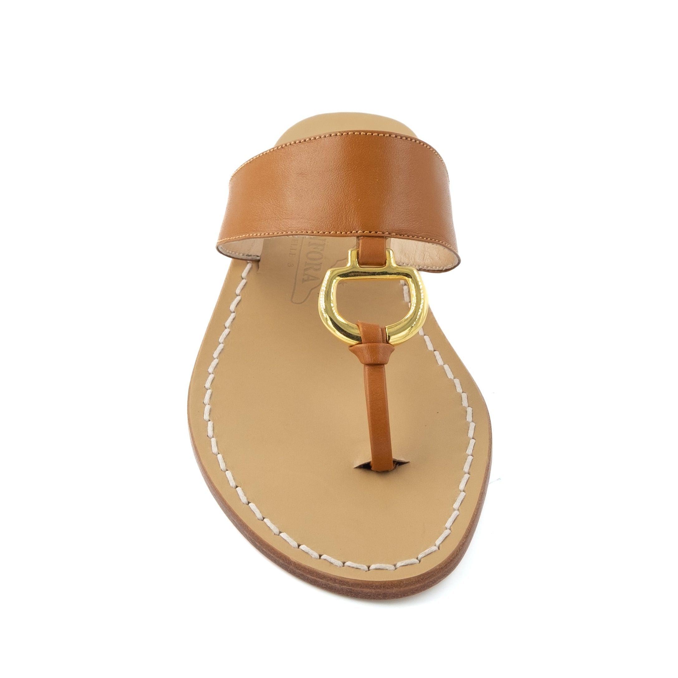 Gisele Leather Thong Sandal
