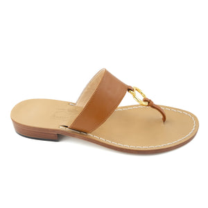 Gisele Leather Thong Sandal