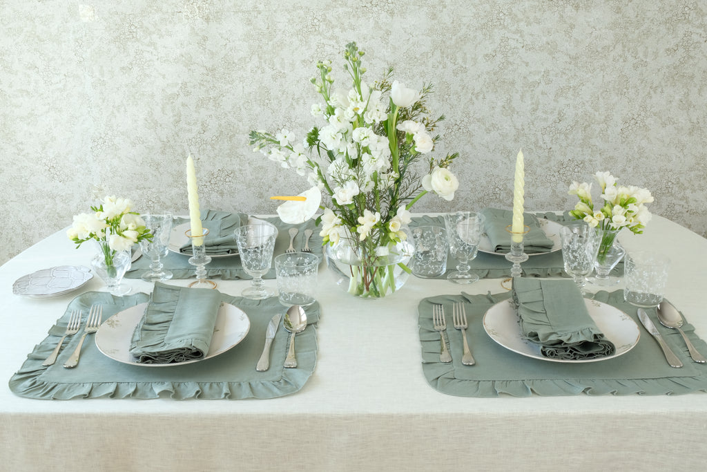 Ruffles Sea Sonen Placemat, Set of 4