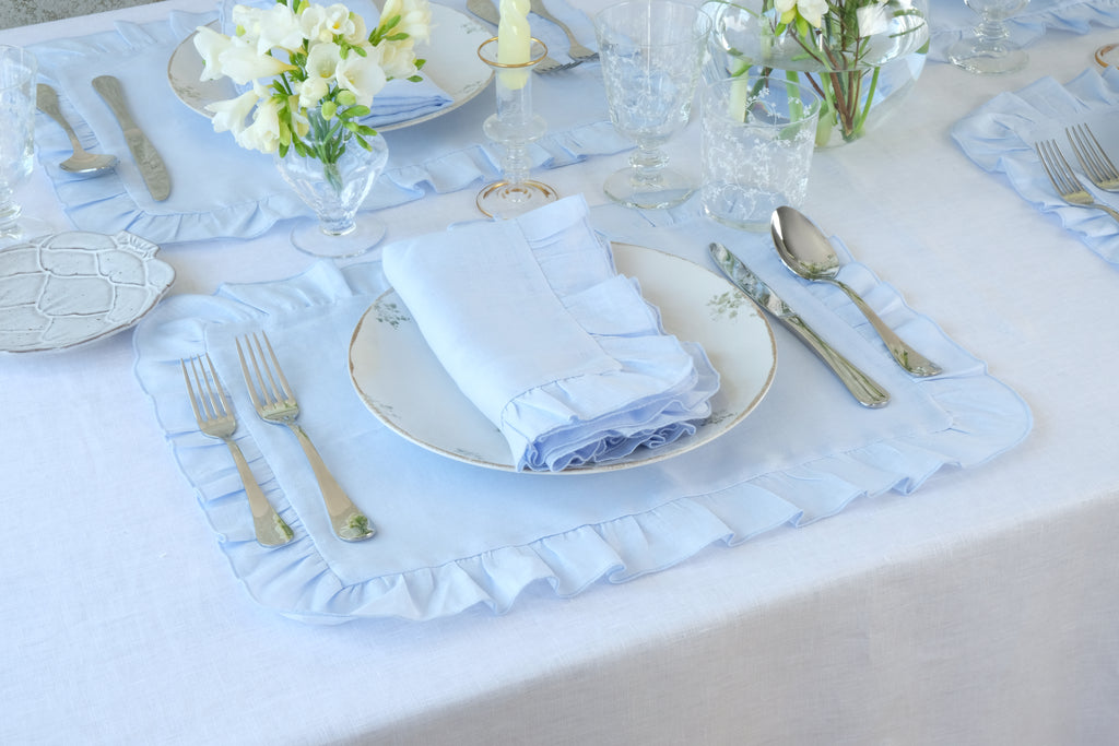 Ruffles Mavi Napkin, Set of 4