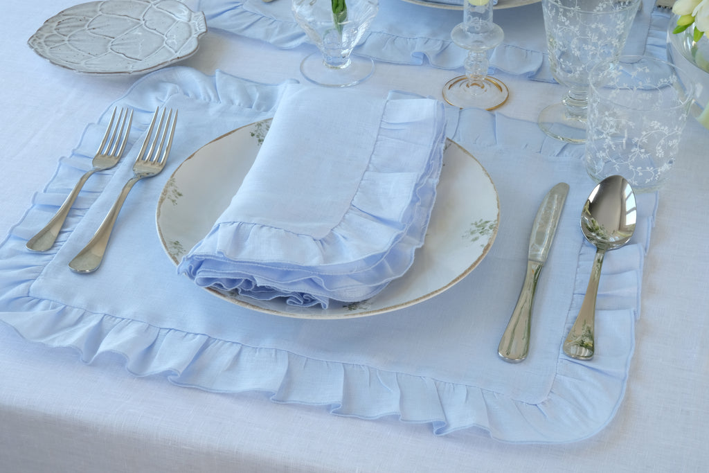 Ruffles Mavi Placemat, Set of 4