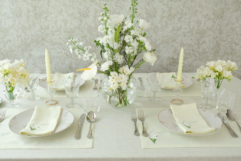 Lily of the Valley Collection Placemat, Set of 4