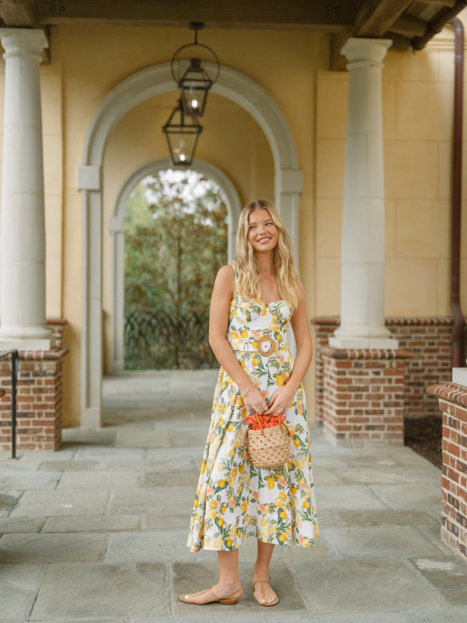 Calypso Dress in Cara Cara Citrus