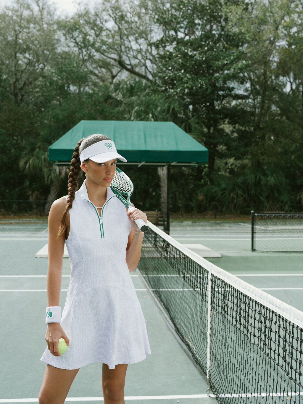 Tennis Racquet Zip Front Dress