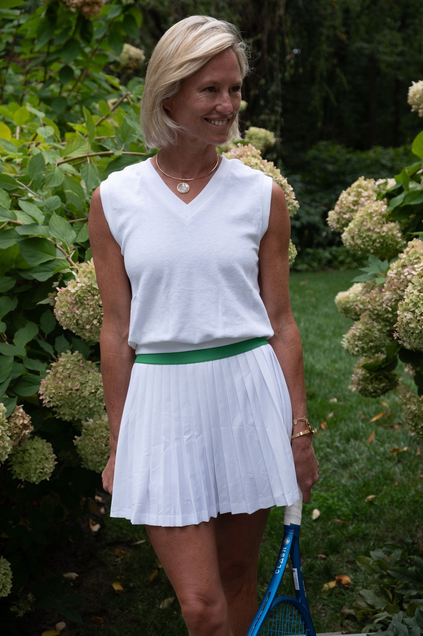 Farrah Vest in White