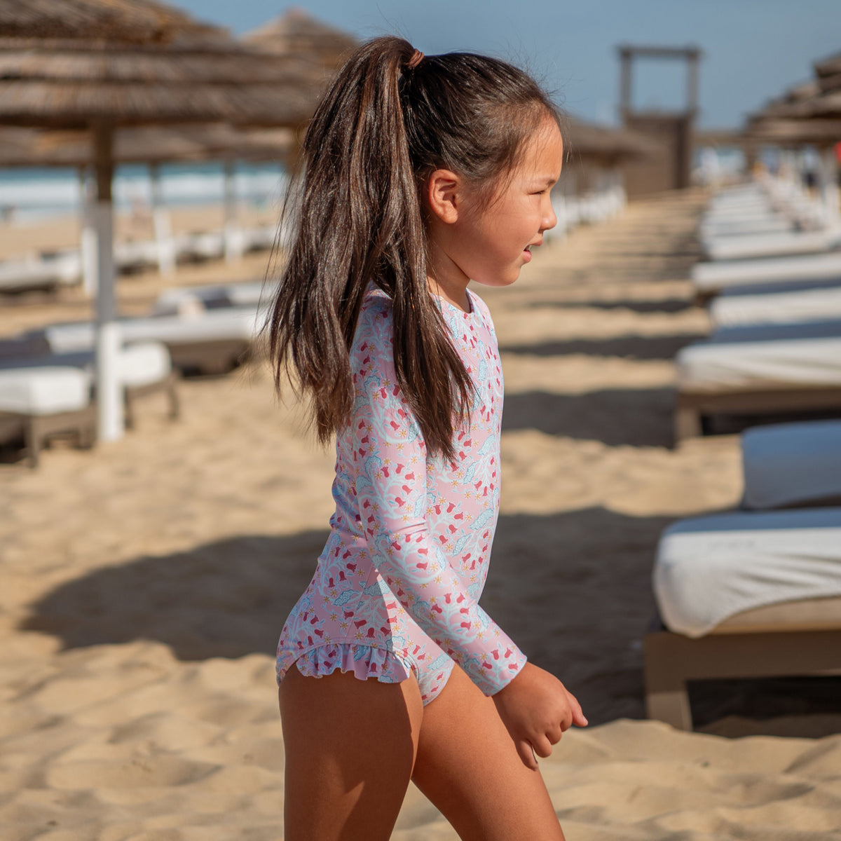 Girls Bluebells Rashguard One Piece