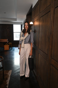 Flower Market Basket in Midnight