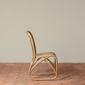bastide rattan dining chair side 