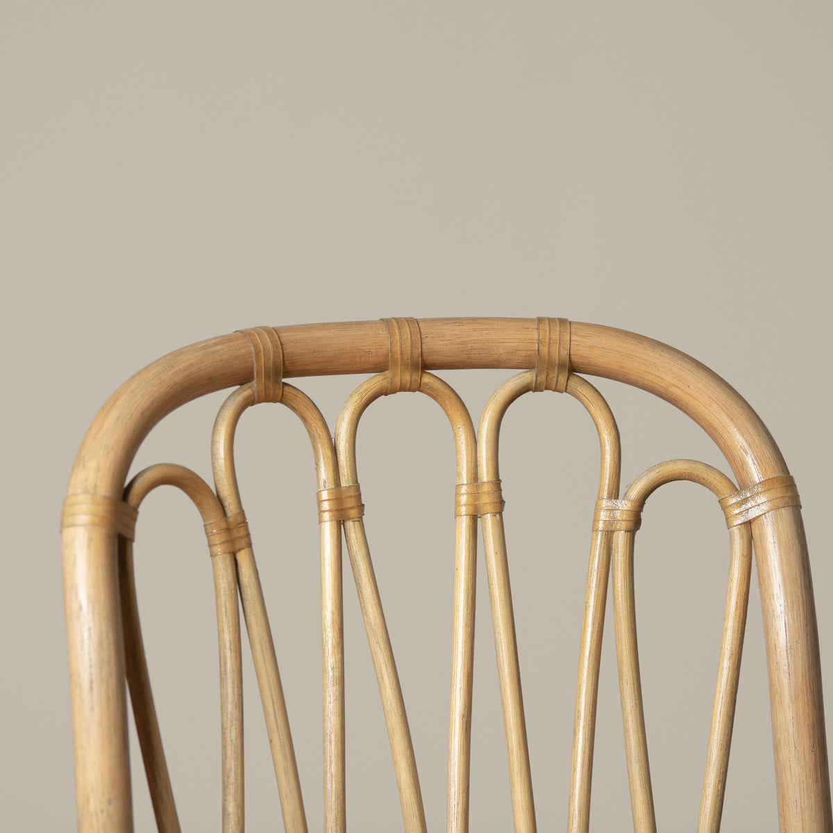 bastide rattan dining chair detail