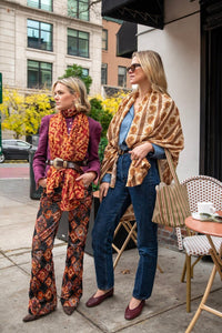 Annabelle Pareo in Red Ikat