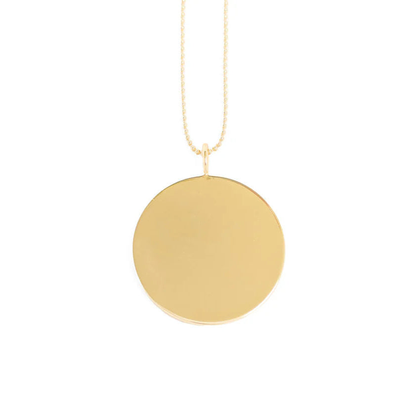 Large Disc Necklace
