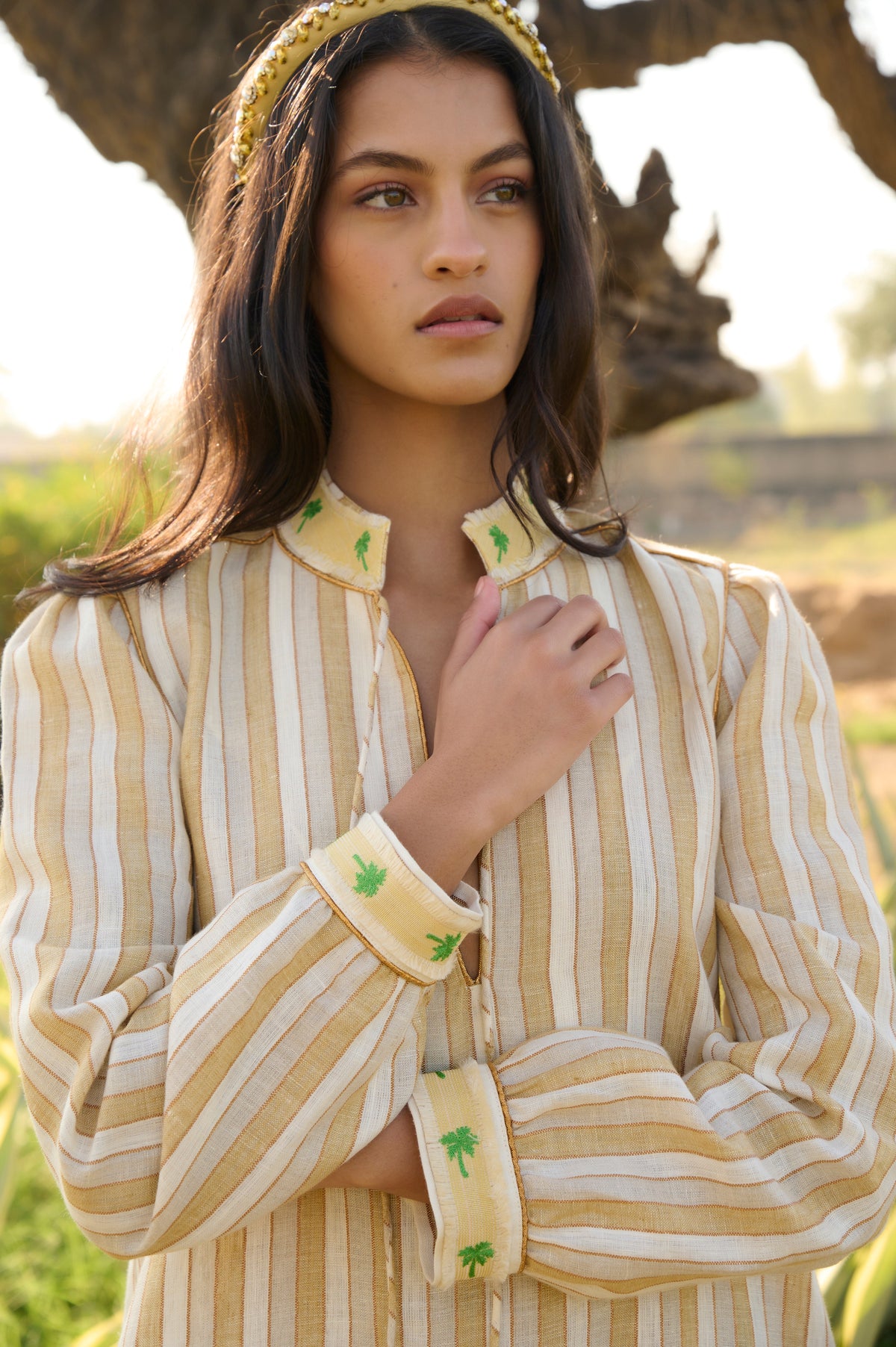 Gold Palm Kaftan
