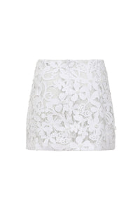 Curpo Lace Denim Skirt